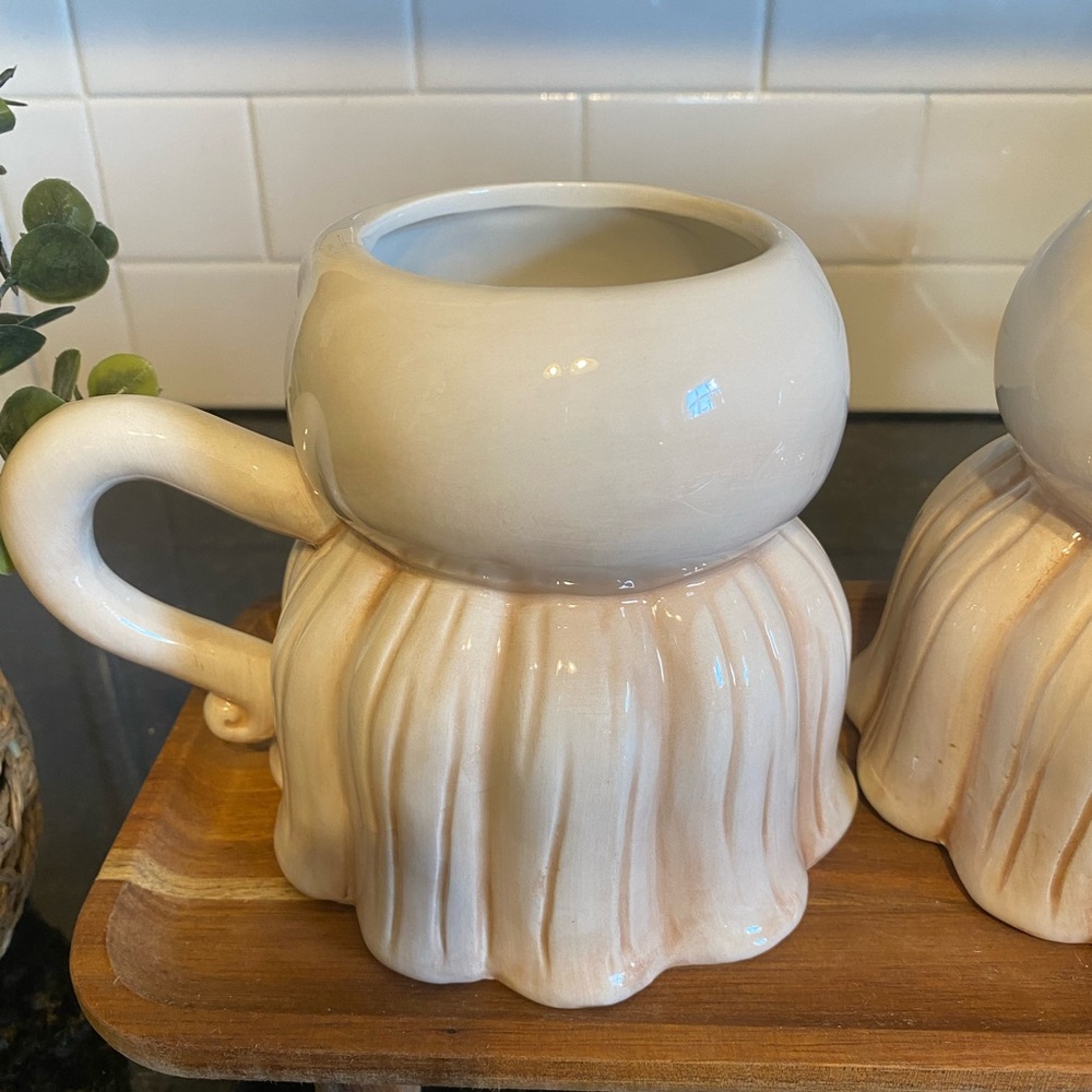 Johanna Parker Halloween Set of 2 Figural Kooky Spooky Ghost Mugs - Picture 5 of 6